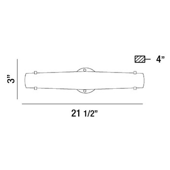 Absolve LED Wall Sconce in Chrome (40|33228-013)