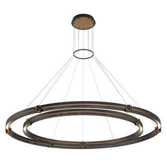 Admiral LED Chandelier in Matte Black/Gold (40|37384-012)