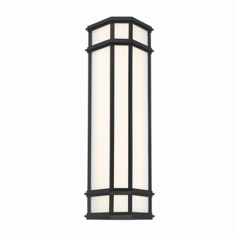 Monte LED Outdoor Wall Sconce in Satin Black (40|42688-013)