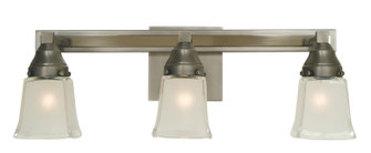 Mercer Three Light Wall Sconce in Satin Pewter with Polished Nickel (8|4773 SP/PN)