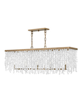 Dune LED Linear Chandelier in Burnished Gold (138|FR30208BNG)