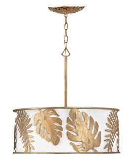 Botanica LED Chandelier in Burnished Gold (138|FR35105BNG)