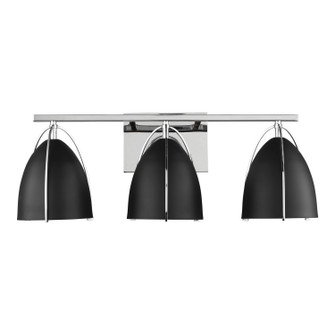 Norman Three Light Wall / Bath in Chrome (454|4451703EN3-05)