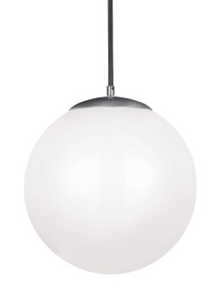 Leo - Hanging Globe LED Pendant in Satin Aluminum (454|602493S-04)