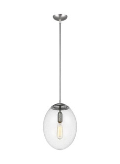 Leo - Hanging Globe One Light Pendant in Satin Aluminum (454|6701801EN7-04)