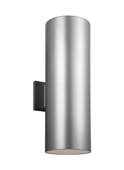Outdoor Cylinders Two Light Outdoor Wall Lantern in Painted Brushed Nickel (454|8313902-753) Outdoor Cylinders Two Light Outdoor Wall Lantern in Painted Brushed Nickel (454|8313902-753)