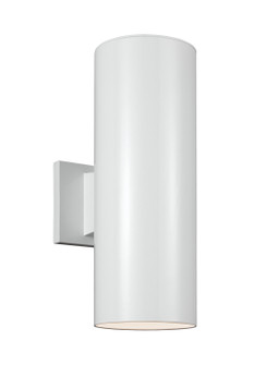 Outdoor Cylinders Two Light Outdoor Wall Lantern in White (454|8313902EN3-15) Outdoor Cylinders Two Light Outdoor Wall Lantern in White (454|8313902EN3-15)