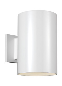 Outdoor Cylinders LED Outdoor Wall Lantern in White (454|8313997S-15) Outdoor Cylinders LED Outdoor Wall Lantern in White (454|8313997S-15)