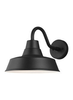 Barn Light One Light Outdoor Wall Lantern in Black (454|8637401-12/T)