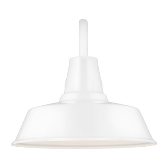 Barn Light One Light Outdoor Wall Lantern in White (454|8837401-15)