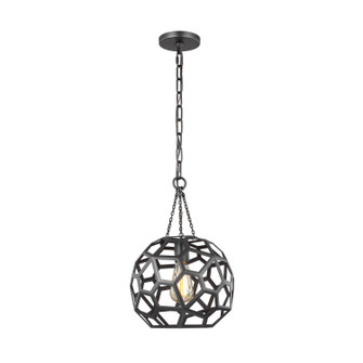 Feccetta One Light Pendant in Midnight Black (454|AP1051MBK)