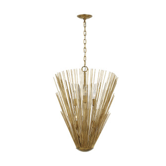 Helios Six Light Pendant in Antique Gild (454|AP1146ADB)