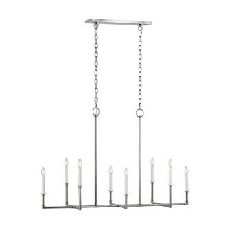 Bayview Eight Light Chandelier in Polished Nickel (454|CC1368PN)