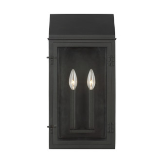 Hingham Two Light Outdoor Wall Lantern in Textured Black (454|CO1272TXB)