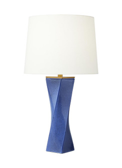 Lagos One Light Table Lamp in Frosted Blue (454|CT1211FRB1)
