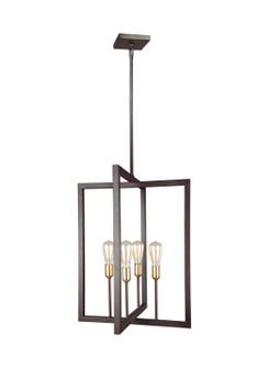 Finnegan Four Light Chandelier in New World Bronze (454|F3146/4NWB)