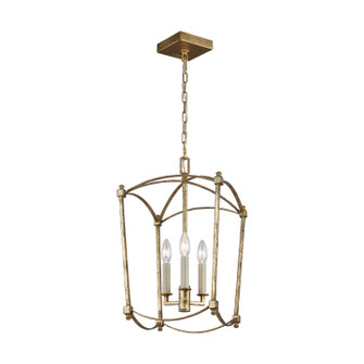 Thayer Three Light Lantern in Antique Gild (454|F3321/3ADB)