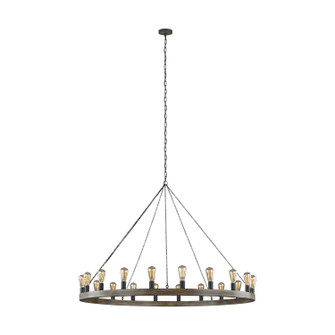 Avenir 20 Light Chandelier in Weathered Oak Wood / Antique Forged Iron (454|F3933/20WOW/AF) Avenir 20 Light Chandelier in Weathered Oak Wood / Antique Forged Iron (454|F3933/20WOW/AF)