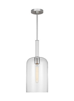 Monroe One Light Pendant in Polished Nickel (454|KSP1051PNGW)