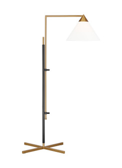 Franklin One Light Floor Lamp in Burnished Brass and Deep Bronze (454|KT1301BBSBNZ1)