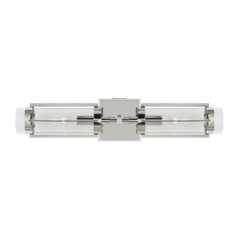 FLYNN Two Light Wall Sconce in Polished Nickel (454|LV1002PN)