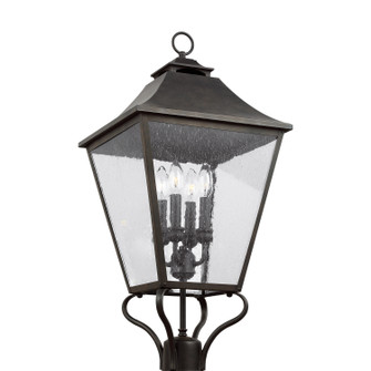 Galena Four Light Post Lantern in Sable (454|OL14407SBL)