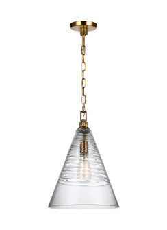 Elmore One Light Pendant in Burnished Brass (454|P1445BBS)