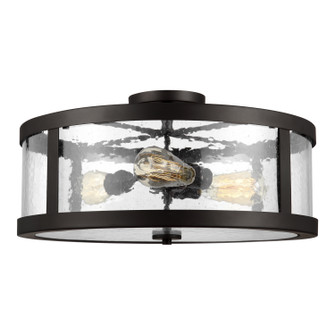 Harrow Three Light Semi-Flush Mount in Oil Rubbed Bronze (454|SF342ORB)