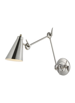 Signoret One Light Wall Sconce in Polished Nickel (454|TW1101PN)