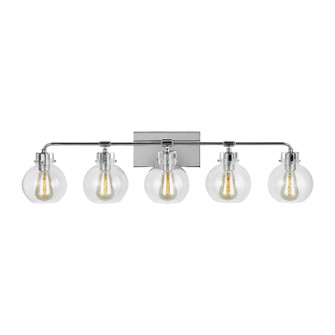 Clara Five Light Vanity in Chrome (454|VS24405CH) Clara Five Light Vanity in Chrome (454|VS24405CH)