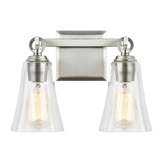 Monterro Two Light Vanity in Satin Nickel (454|VS24702SN) Monterro Two Light Vanity in Satin Nickel (454|VS24702SN)