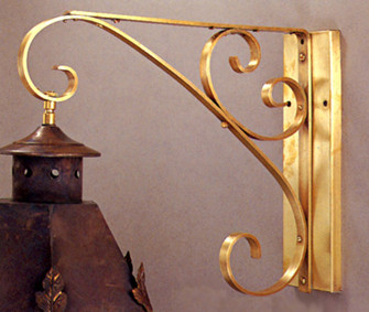 Bracket Scroll Bracket in Antique Brass (265|0003BRAB)