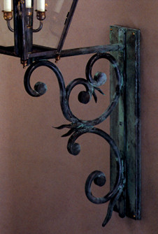 Wall Bracket Scroll Bracket in Verdi Green (265|02GBRVG)