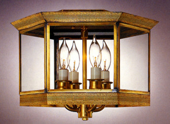 Princess Four Light Flush Mount in Antique Brass (265|13924ABC)