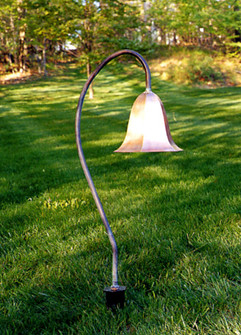 Iris One Light Path Light in Antique Copper (265|15306AC)