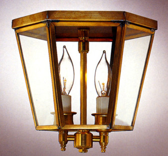 Princeton Two Light Flush Mount in Antique Brass (265|63004ABC)