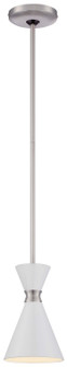 Conic One Light Mini Pendant in Brushed Nickel (42|P1821-44F)