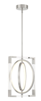 Double Take LED Pendant in Brushed Nickel (42|P2264-084-L)