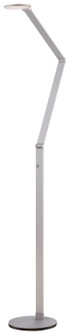 Task Floor Lamp LED Floor Lamp in Chiseled Nickel (42|P305-2-654-L)