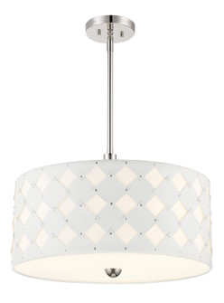 Patchwork Three Light Pendant in Polished Nickel (42|P5338-613)