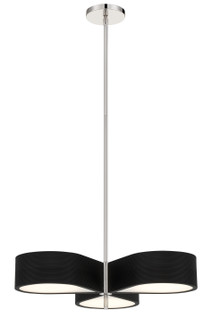 Side Step LED Pendant in Polished Nickel And Coal (42|P5345-572-L) Side Step LED Pendant in Polished Nickel And Coal (42|P5345-572-L)