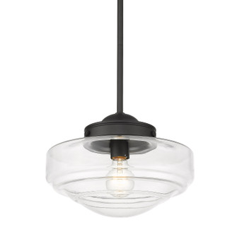 Ingalls One Light Pendant in Matte Black (62|0508-M BLK-CLR)