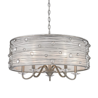 Joia Five Light Chandelier in Peruvian Silver (62|1993-5 PS)