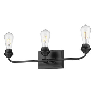 Ormond BLK Three Light Bath Vanity in Matte Black (62|2120-BA3 BLK)