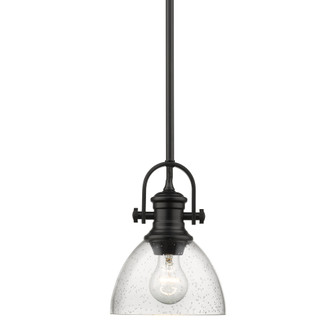 Hines BLK One Light Mini Pendant in Matte Black (62|3118-M1L BLK-SD)