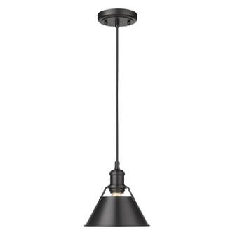 Orwell One Light Mini Pendant in Matte Black (62|3306-S BLK-BLK)