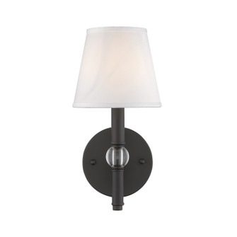 Waverly One Light Wall Sconce in Rubbed Bronze (62|3500-1W RBZ-CWH)