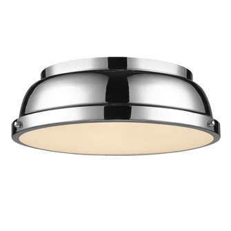 Duncan CH Two Light Flush Mount in Chrome (62|3602-14 CH-CH)