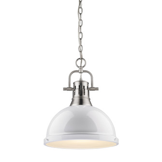 Duncan PW One Light Pendant in Pewter (62|3602-L PW-WH)