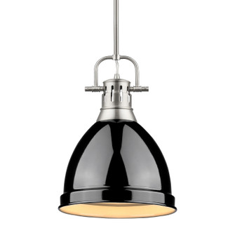 Duncan One Light Pendant in Pewter (62|3604-S PW-BK)
